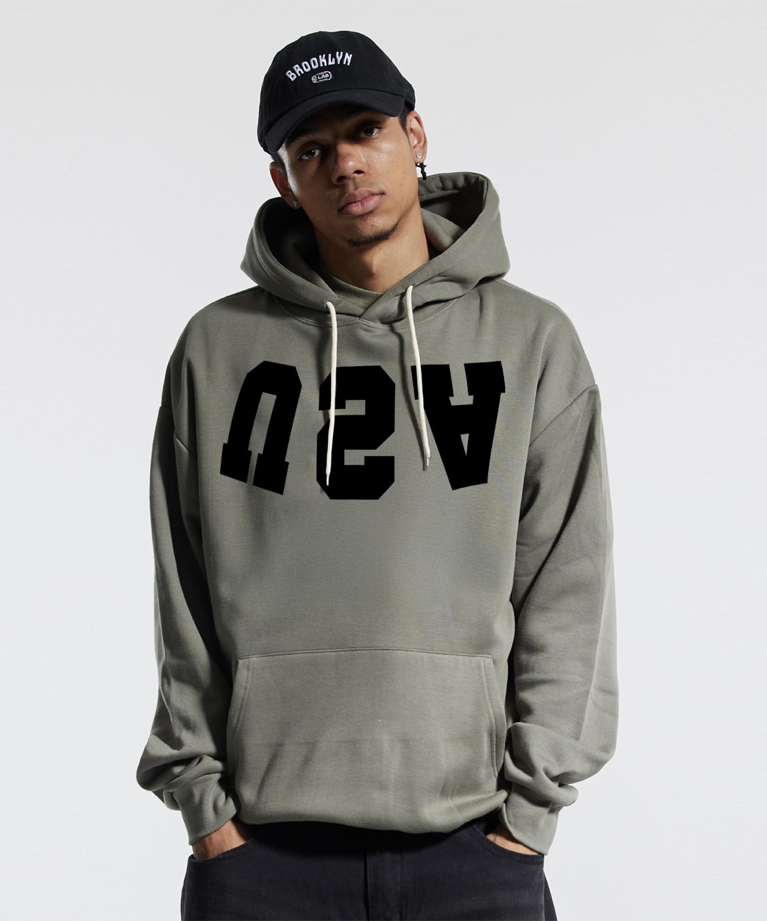 Cream Soda Lab Reverse Usa Hoodie Khaki M(1)