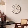 Advanced Sense Restaurant Wall Clock Chinese Simple Modern French Retro Household Decoration Living Room Mute Wall-mounted Clock