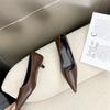 2025 Spring and Autumn New Korean Version Pointed-toed Stiletto High Heels Women's Low-heeled Versatile Temperament One-pedal Work Shoes