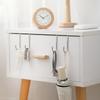 1PCS Stainless Steel Hook Free Punching Double S-Shape Hook Kitchen Bathroom Cabinet Door Back Type Coat Towel Storage Hanger