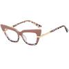 2025 Cross Cat Eye Glasses: Anti-Blue Light European & American Frames, Internet Celebrity Style, Bare Face Optical Design
