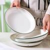 Jingdezhen Ceramic European Style 8-inch Deep Dinner Plates