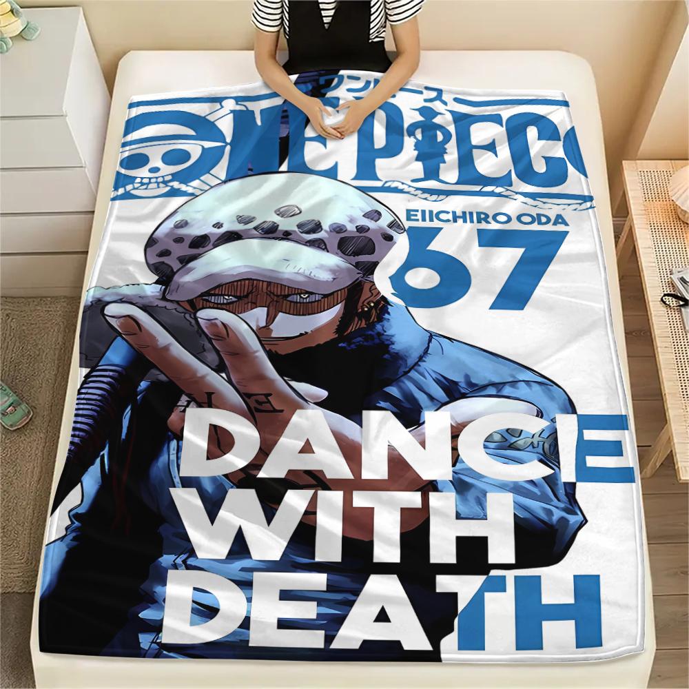 One Piece character Print Flannel Blanket,High quality Comfortable for All Seasons,Home Decor,Warmth and Comfort,Perfect for Christmas Gifts