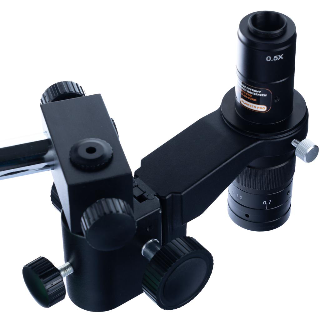 Rosfix Mikroskop Cyfrowy Earth Pro MCEP-0.5X-PZRR – Regulowane Ramię 7x-45x | Oświetlacz 56xLED | Kamera Draco Blue 2MP