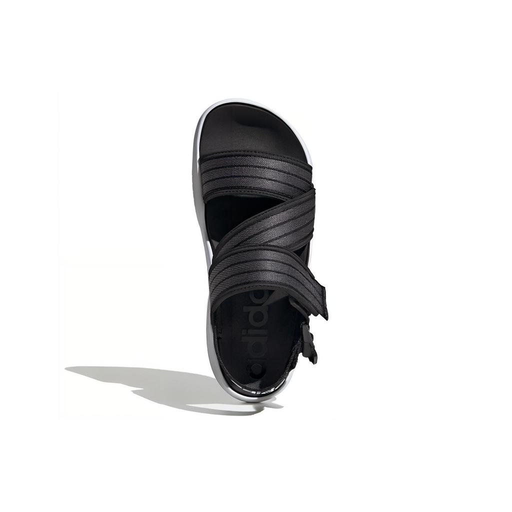 Adidas 90s Sandal Velcro Casual Black Gray White Sandals 'Black Grey White' Women's EG7647