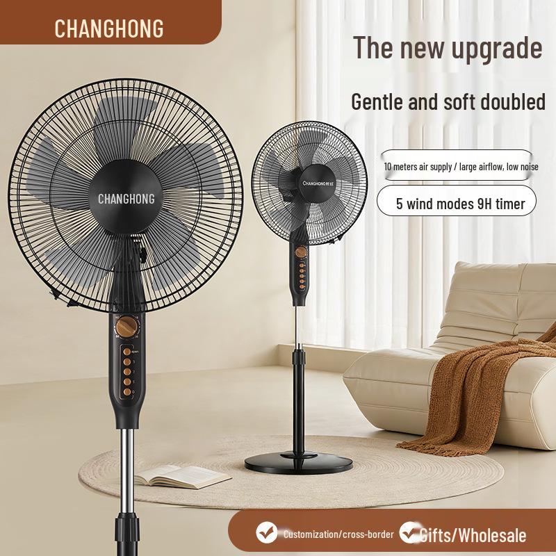 Ventilatore da terra elettrico Changhong da 16 pollici per casa, ufficio e dormitorio