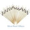 12cm 100pcs Bamboo Cocktail Sticks Pick Martini Drink Stick Picks Levo Bar Tool