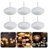 White Floating Candle, Unscented SoyWax Waterproof Tealights for Pool, Spa, Bathtub Decoration, 3.5-4 Hour Burn Time