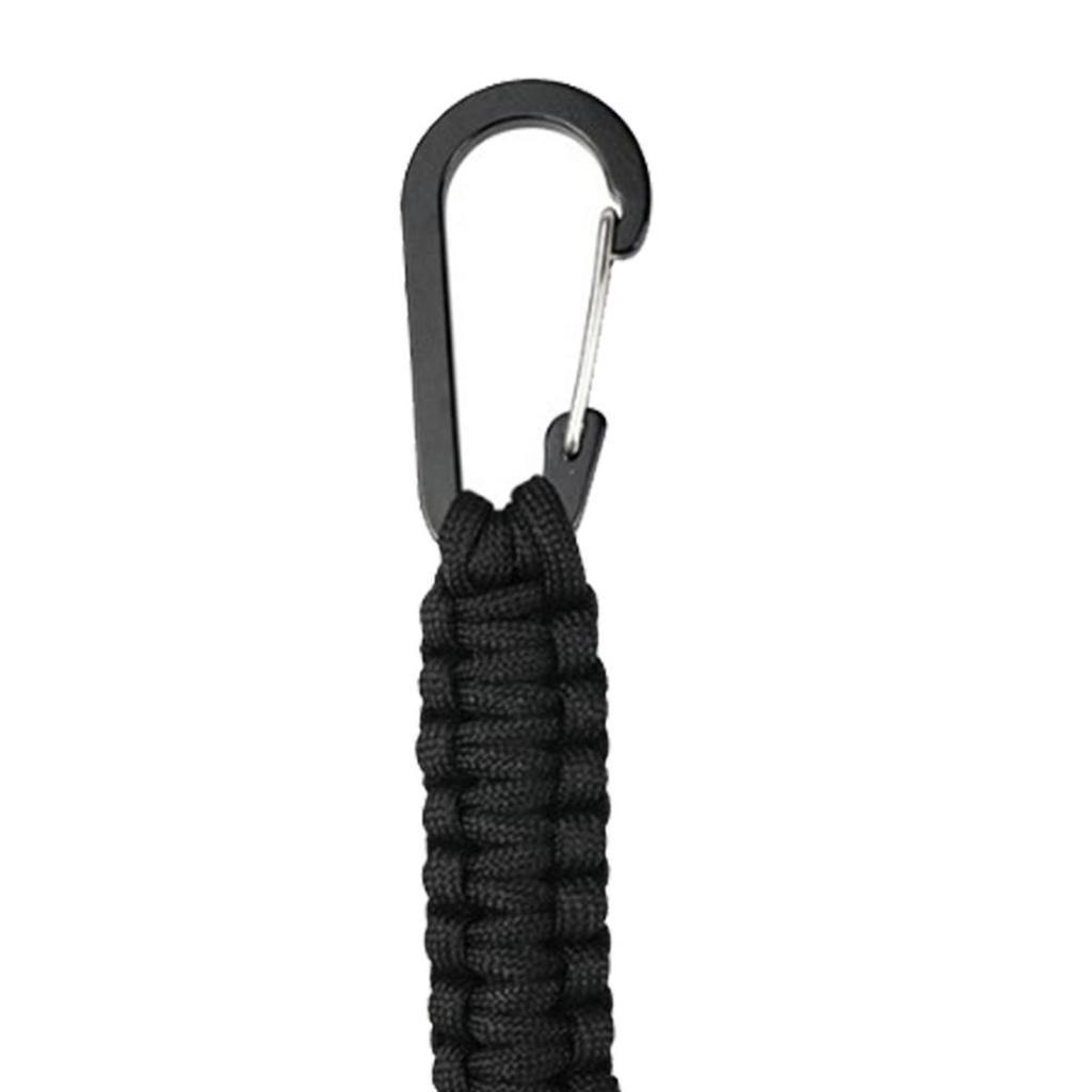 Outdoor Mountaineering Buckle Hand Woven Sports Carabiner Umbrella Rope Car Key Chain