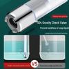 Stainless Steel Kitchen Soap Dispenser with Extension Tube for Dishwashing and Vegetable Washing