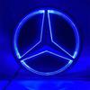 AABIC1 Car Front Grill Logo Light mirror face LED Badge Emblem Luminous Decorative Light For Mercedes Benz W245 GLK B/V class 2005-2010