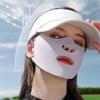 Breathable Women Golf Mask Summer Sun Protections Face Cover Ice Silk Face Mask for Cycling Run Outdoor Sports