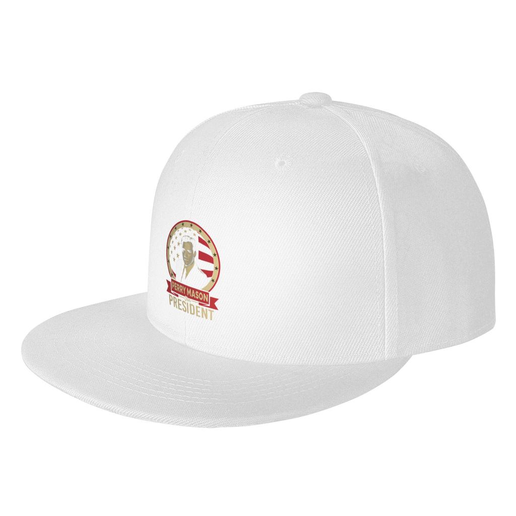Fashion Tee Perry Mason For President Flat Brim Sun Hat Teenagers Summer Hat