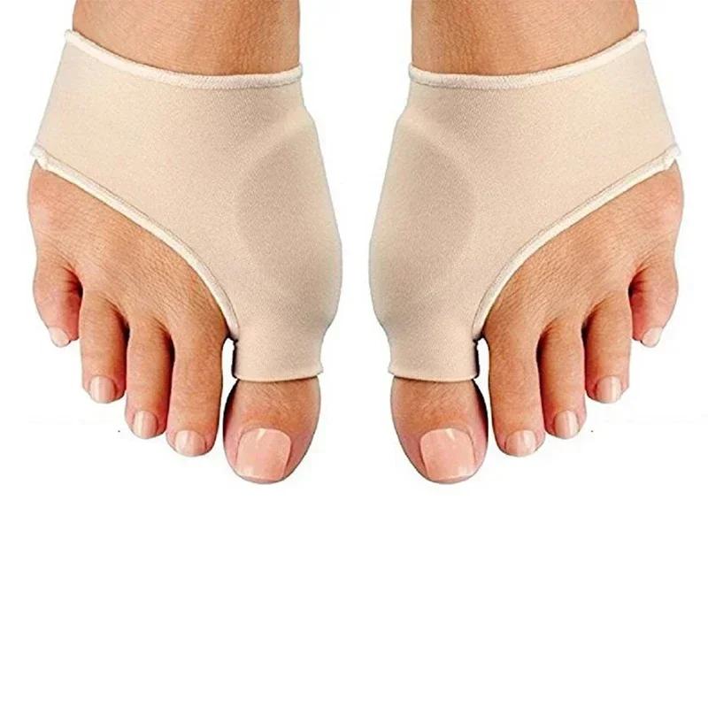 1 Çift Parmak Ayırıcı Halluks Valgus Bunyon Düzeltici Ortotik Ayak Kemik Başparmak Ayarlayıcı Düzeltme Pedikür Çorabı Düzleştirici