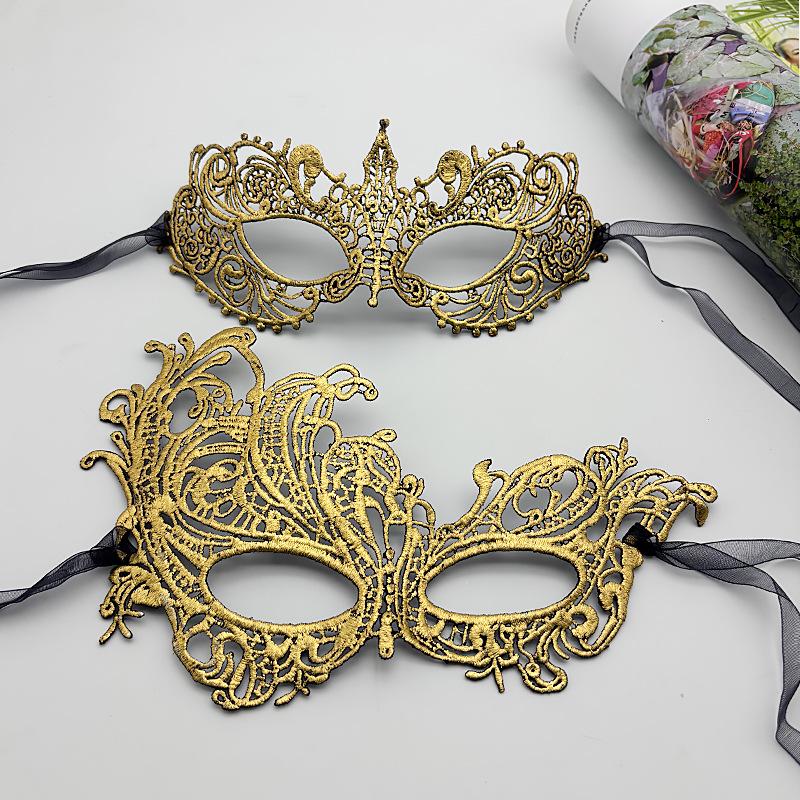 Retro Lace Phoenix Masquerade Mask for Halloween Parties