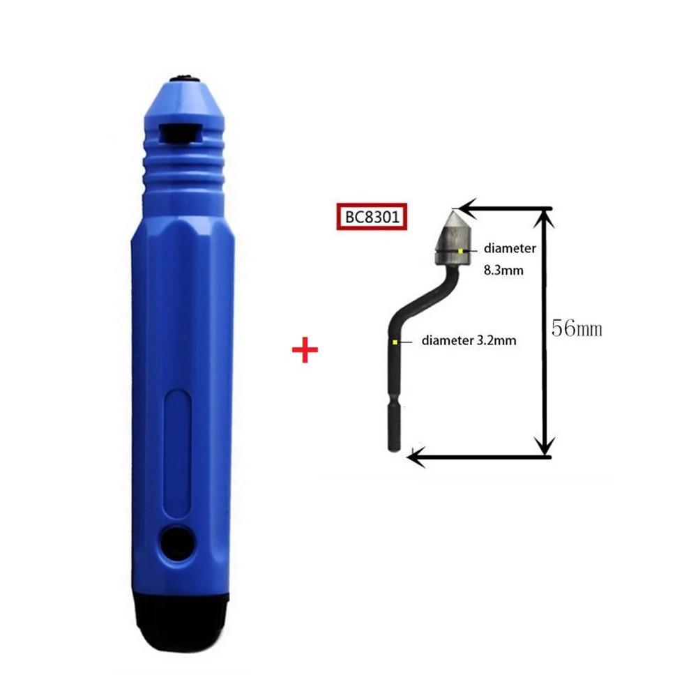 2pcs NB1100 Burr Handle Metal Repair Deburring Tool Kits BC6301 BC8301 BC104 BC1651 Rotated Blades Deburrer Hand Tools