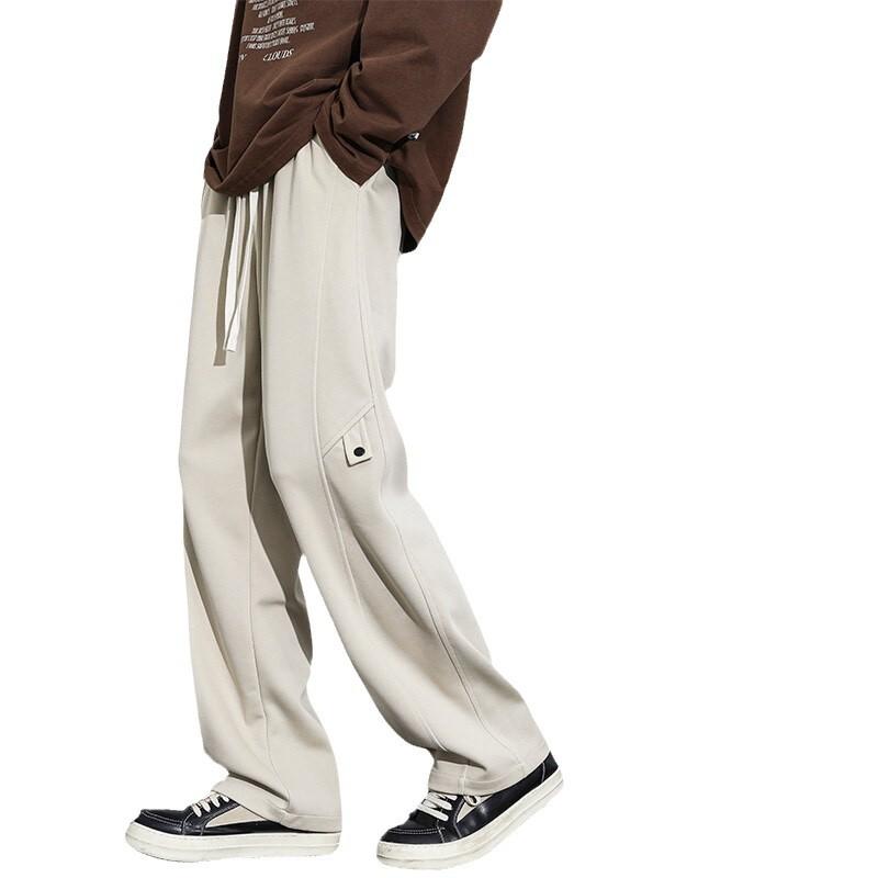 Autumn Sweatpants Men's Loose Straight-leg Pants Teen Fashion Casual Pants Slimming Sweatpants