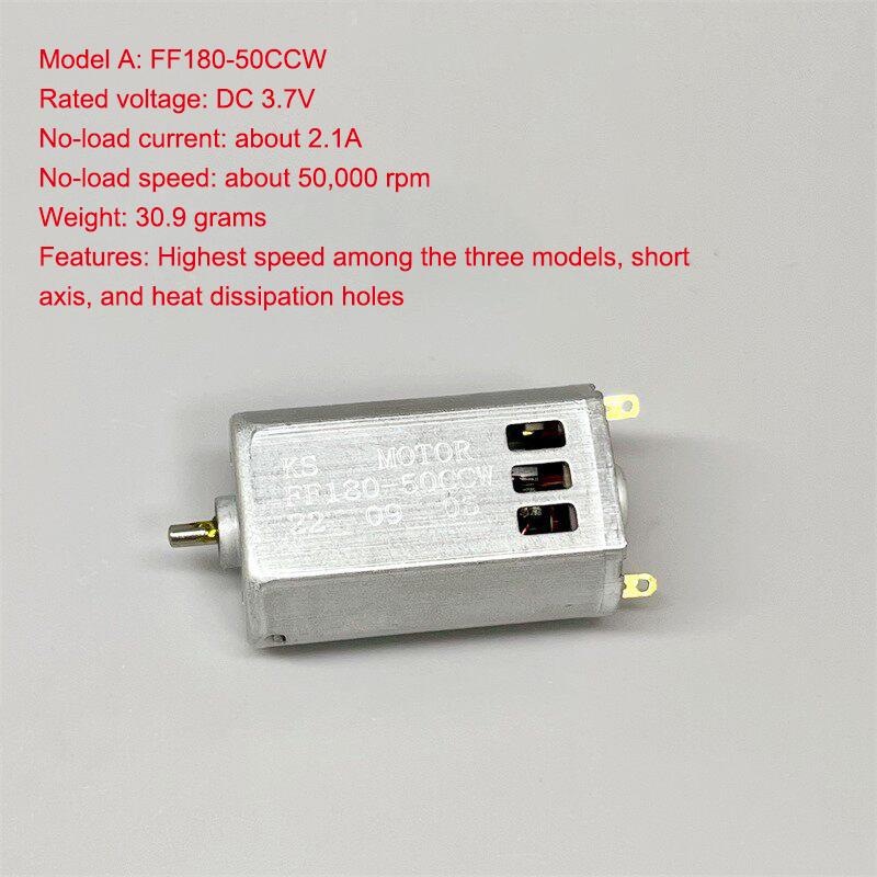 1Pcs Mini 180 Carbon Brush Motor Ff180 Dc 3.7V High Speed Motor Cooling Hole For Rc Aircraft Toy Car Engine