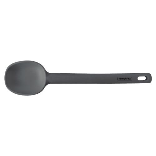 

Tramontina Molde Serving Spoon, 28cm, Gray, Silicone, Spatula, Ladle, Heat-Resistant, Dishwasher-Safe, Made in Brazil, Product Code: 25811/160, TRAMON