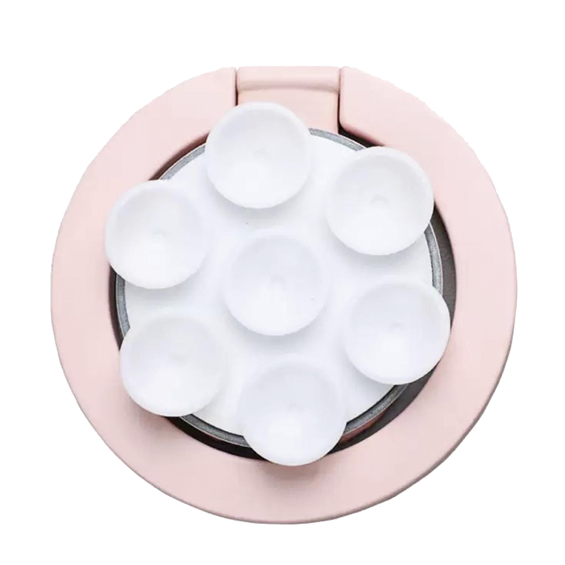 

Cross-Border Magnetic Suction Phone Holder Case with Silicone Grip рожевий