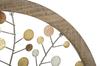 Wall Panel With Mirror Tree Of Life Cm Ø 61X1,8