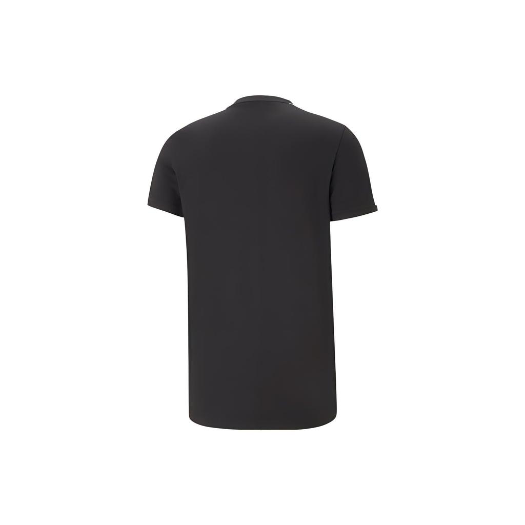 PUMA Round-Neck Pullover With Brand Letter Logo Short-Sleeve T-Shirt Men Tops Black 599869-01