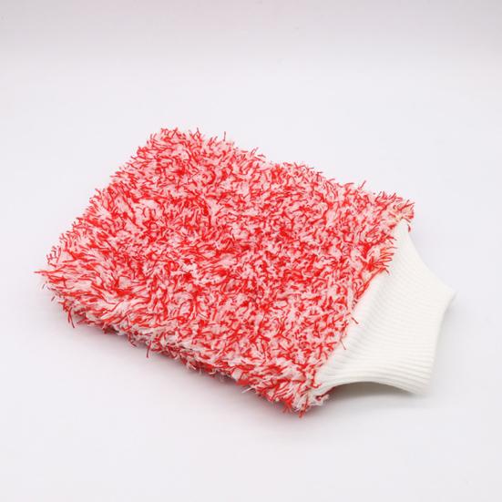 3 Pcs Microfiber Wash Mitts Scratch-Free Lint-Free Car Wash Gloves Absorbent Automotive Car Cleaning Mitt for Rinseless Washing