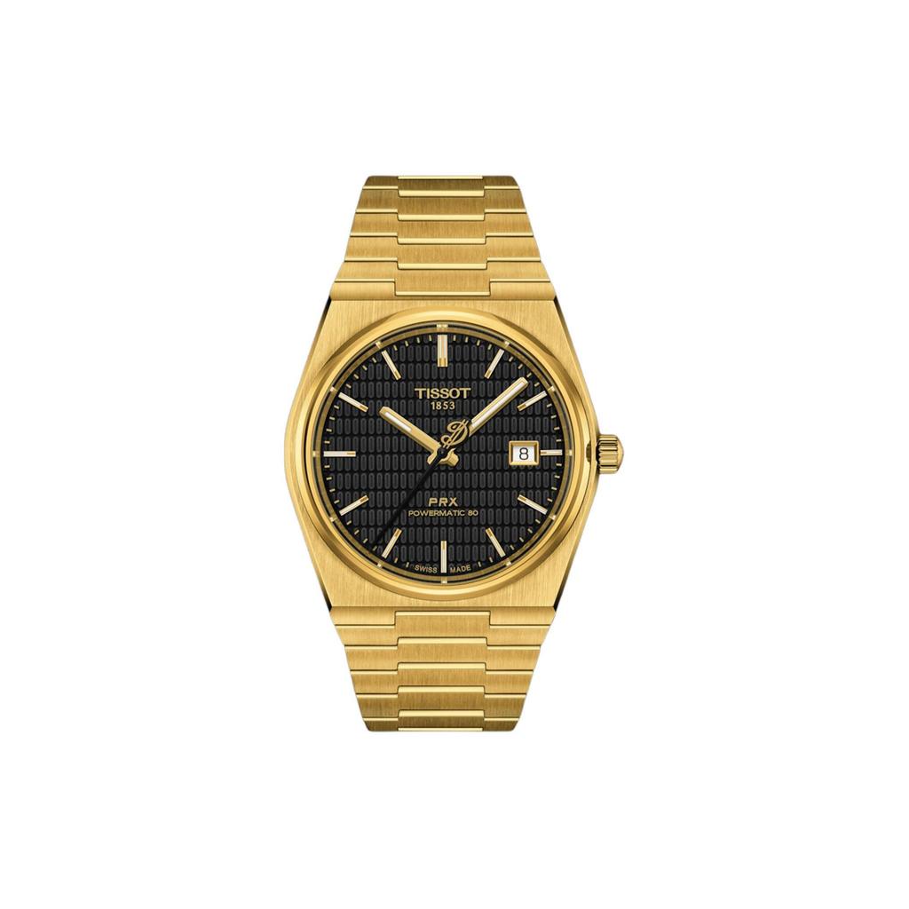 Tissot PRX Automatic Mechanical Movement 100m Water Resistance Men's Watches Watch 40mm Black Dial T137.407.33.051.00
