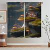 Mushroom World Ready Curtains Cheap Things With Free Shipping for Home Tentacles Curls Short Window Curtains Beaded Curtain Room