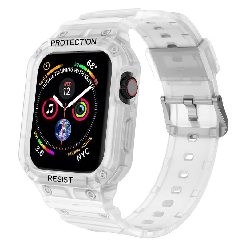 Case Band For Apple Watch 45mm 44mm 49mm 41mm 40mm iWatch Series Ultra 8 7 6 5 SE 4 3 Strap , Sport Protective Replacement Wristband