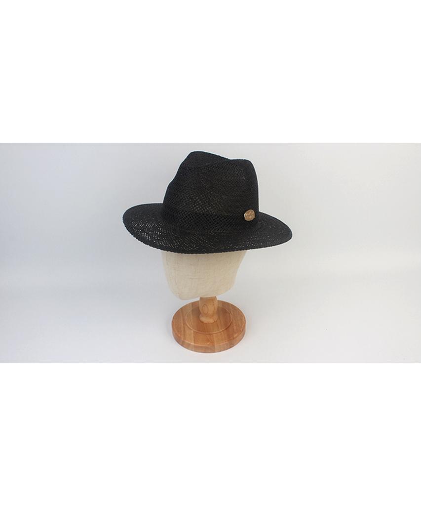 Yunibeosyeolkemiseuteuli Swing Basic Black Simple Fedora Summer Fedora