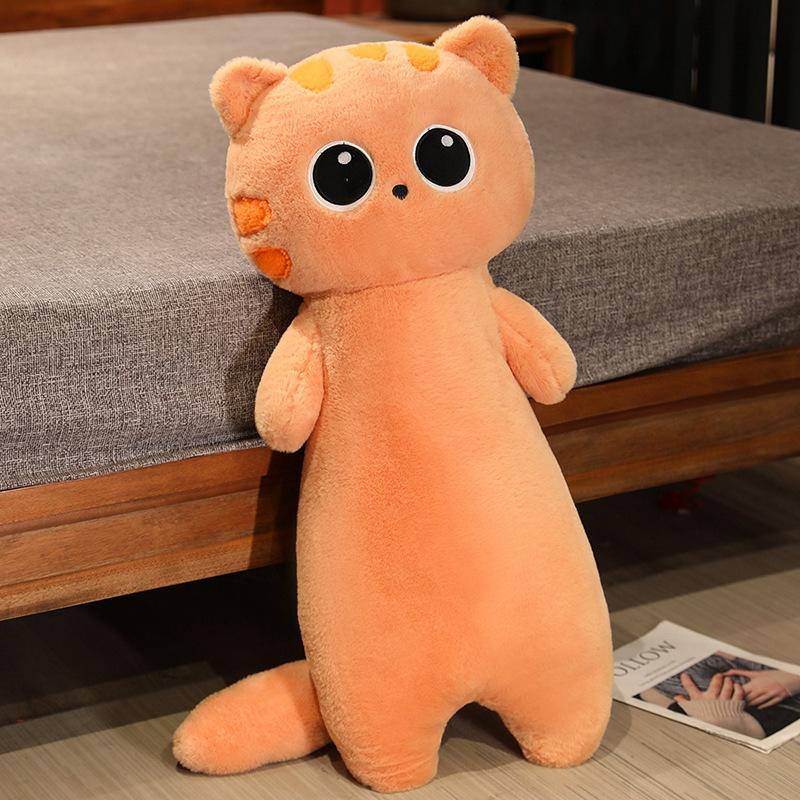 

Милая плюшевая игрушка с котом, мягкая подушка с черным котом, подушка 100 см, большой размер, детский подарок на день рождения для мальчиков и девочек 65cm