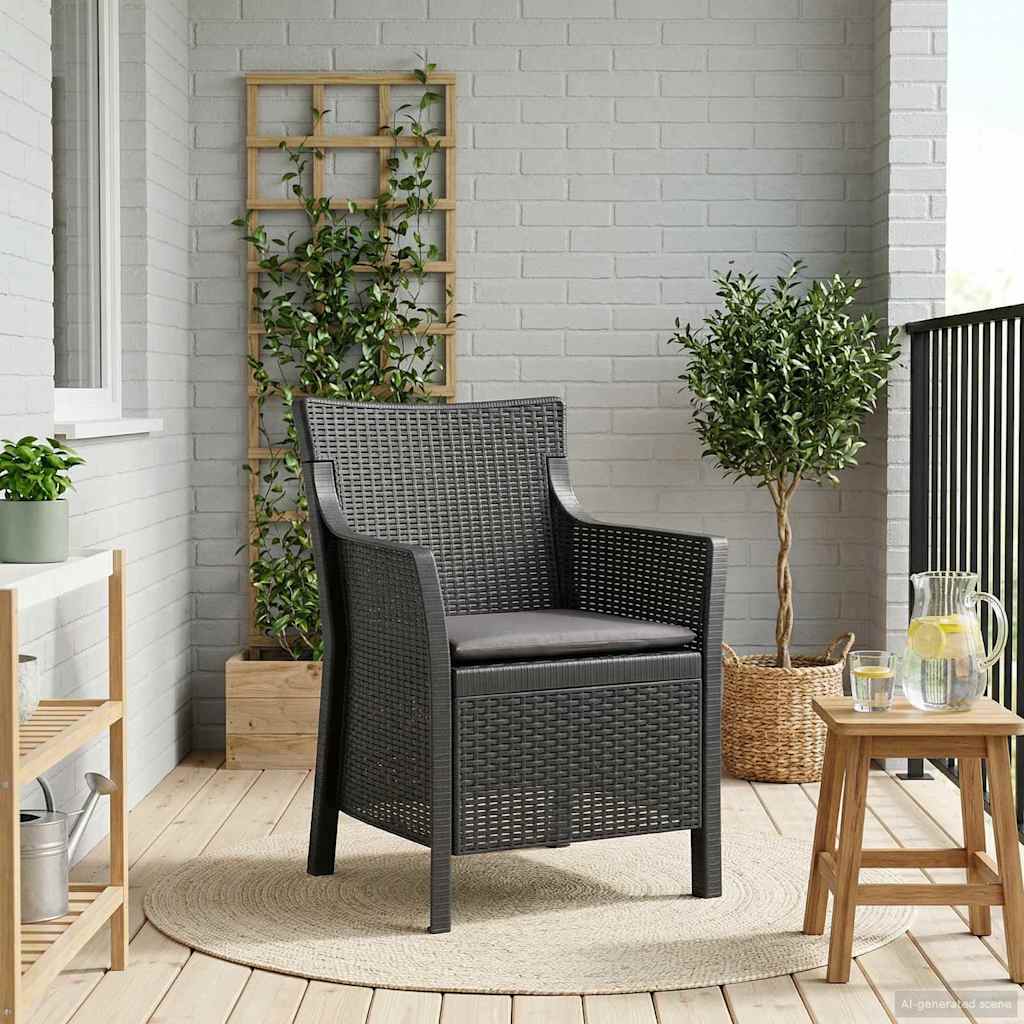 Armchair Anthracite PP