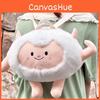 Cute White Plush Lamb Backpack Cartoon Doll Shoulder Bag For Girls Birthday Gift