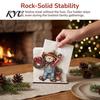 Holiday Party Supplies Snowman Napkin Holder for Dining Table, Wood Vertical Christmas Table Dispenser, Tissue Storage Home Decor Relief