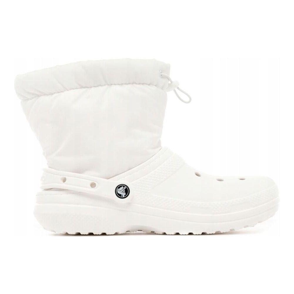 Crocs Classic Lined Neo Puff Comfortable Daily Short Boots Women boots White 206630-143