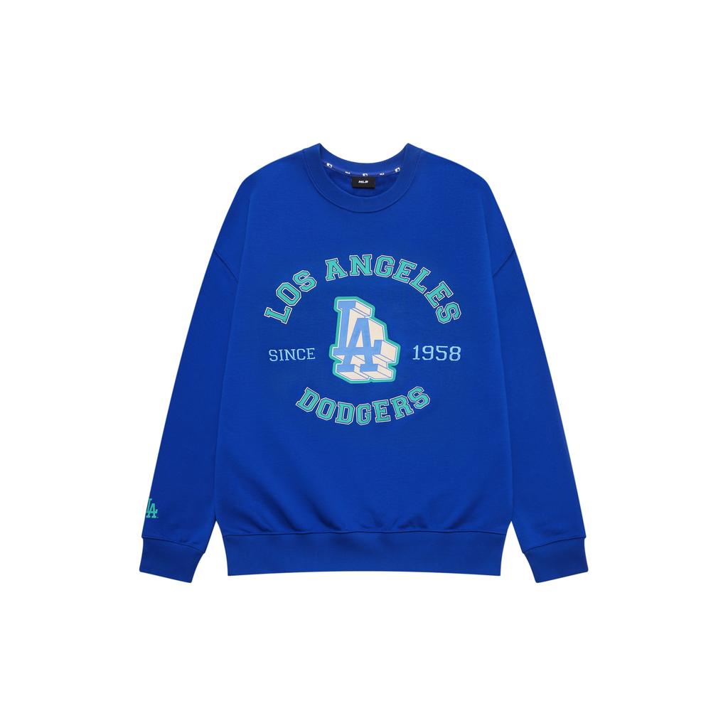 MLB Los Angeles Dodgers College Series Buchstabendruck Rundhals-Sweatshirt Unisex-Sweatshirt Blau 3AMTV1034-07CBD