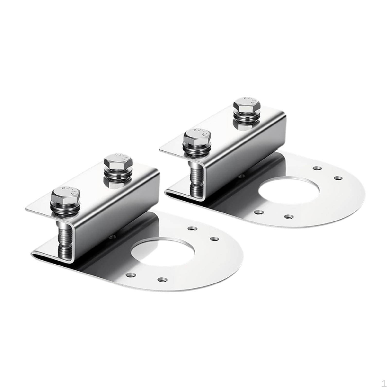 2 Pieces Watermelon Light Brackets Holder Clamp on Mount Lamp Support for Trucks