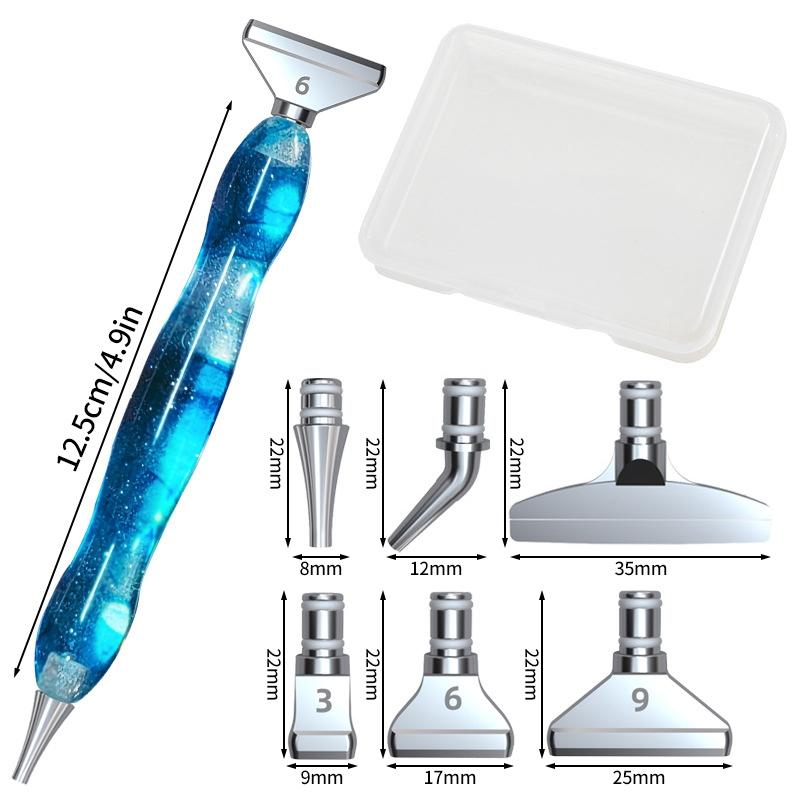 Diamond Art Painting Tools Glitter 5D Diamond Art Drill Pen Sticky Drill Dot Pen DIY Diamond Painting Kit Rhinestone Picker
