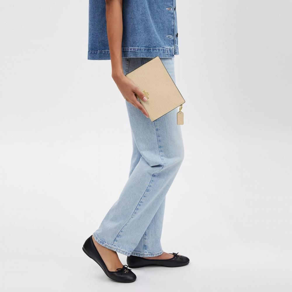 Coach Slim Crossbody Silver Black