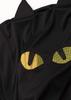 Clearstone Cosplay Halloween Teru Teru Cat Black 2-Way Poncho, Unisex,
