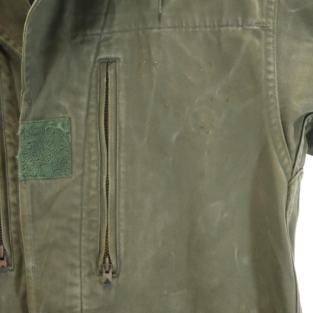 FRENCH ARMY 70s Vintage F2 Hoodie Military jacket 92C olive Men's Used