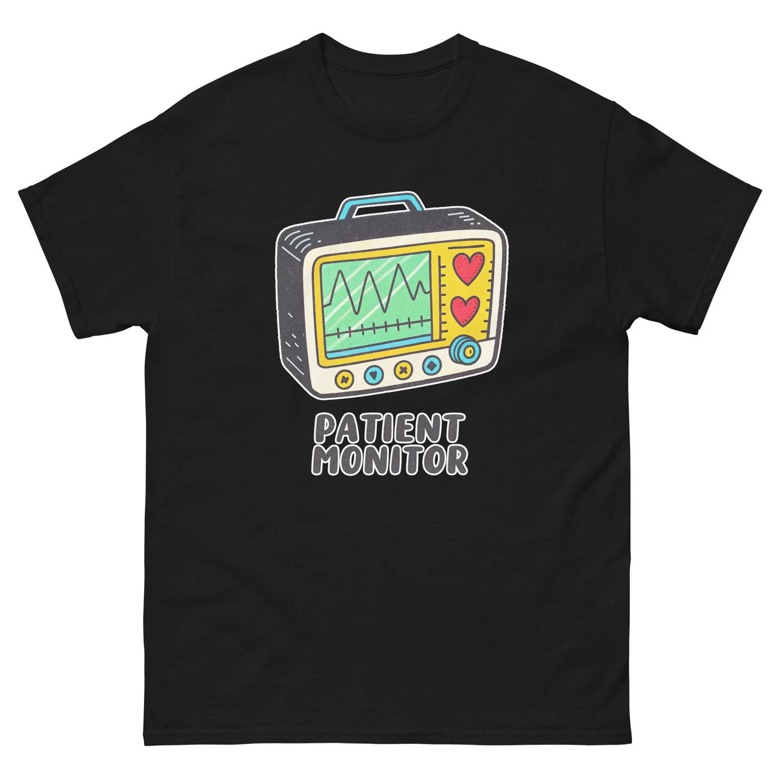 Patient Monitor Hospital Health Medical Safety T-Shirt S