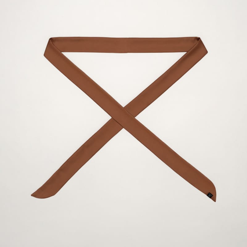 NONMUTE Long tie Scarf Brown