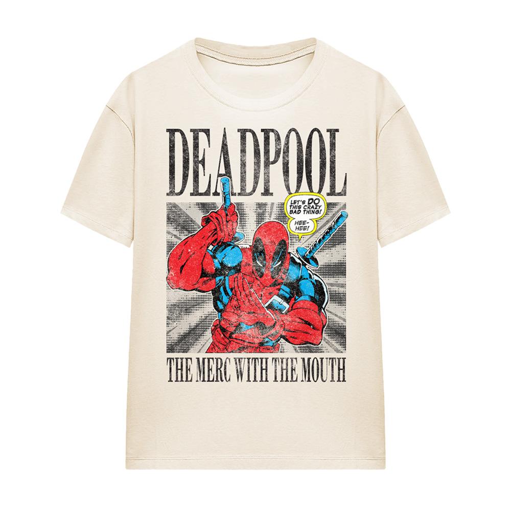 Deadpool Unisex Adult Merc With The Mouth T-Shirt