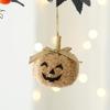 Soft Pumpkin Face Doll Ornament  Halloween Hanging Pendant  for Home Indoor Party Decoration