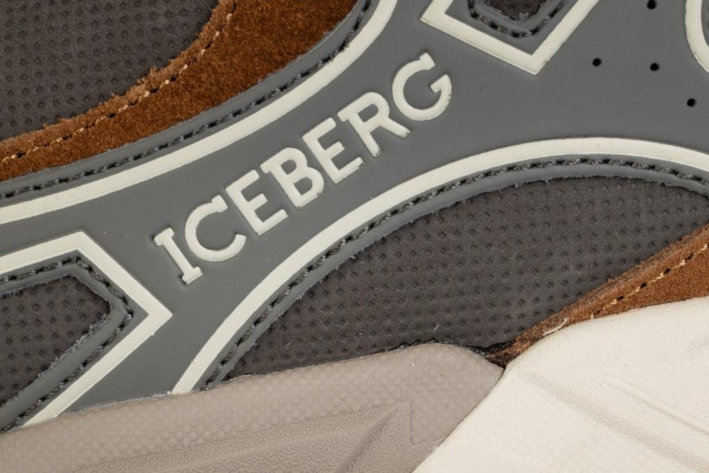 Iceberg men's sports sneakers new comb.smoke - Size: 42