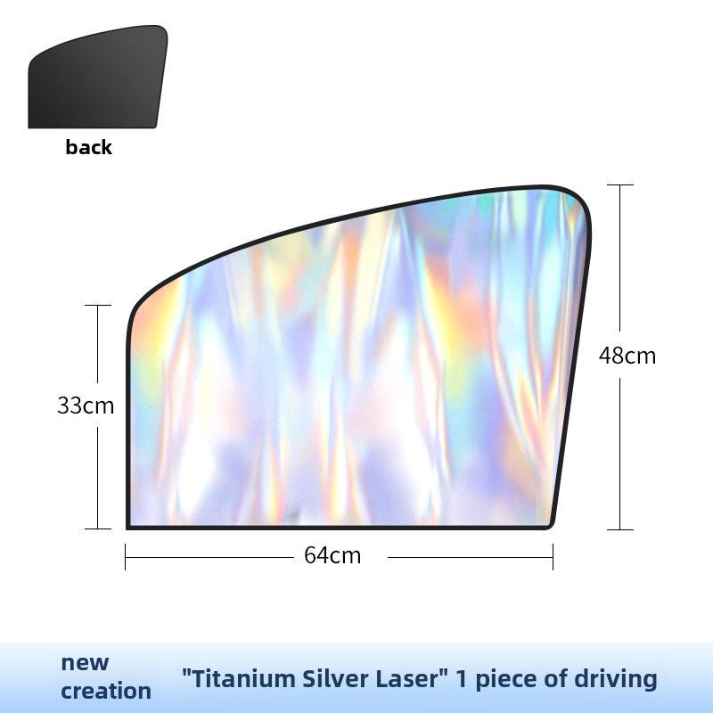 Universal Titan Silber Laser Auto Sonnenschutz - Wärmeisolierung & Sonnenschutz