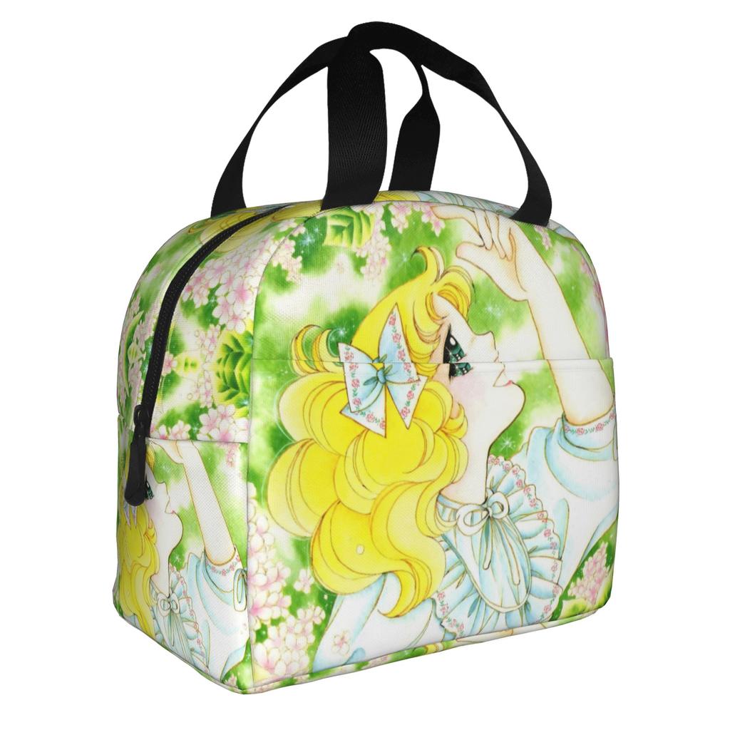 Anime Manga Candy Candy Sac à Lunch pour Femmes Refroidisseur Thermique Boîtes à Lunch Isolées pour Bureau Adulte