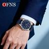 OFNS Large Dial Luminous Quartz Watch with Calendar, Waterproof Digital Design for Seniors